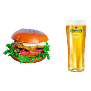 Karlvik Burger+ Ranskalaiset + Iso olut 0,5l